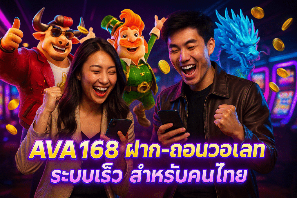 AVA168 ฝาก-ถอนวอเลท ระบบเร็ว สำหรับคนไทย