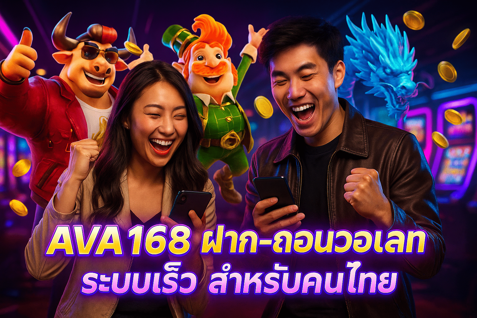 AVA168 ฝาก-ถอนวอเลท ระบบเร็ว สำหรับคนไทย